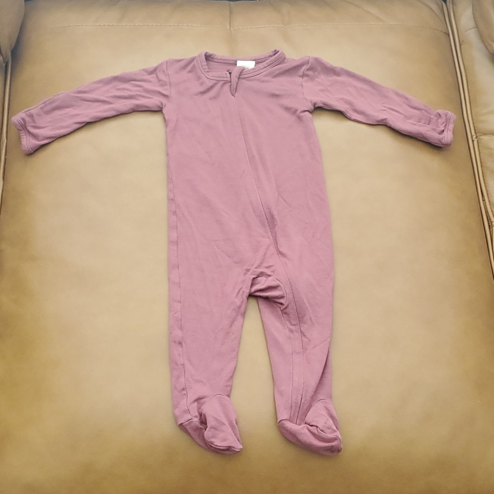 Kate Quinn bamboo zipper footie pajama